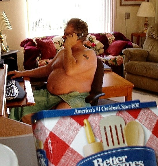 BEFORE AND AFTER: Larry Thompson one year ago.